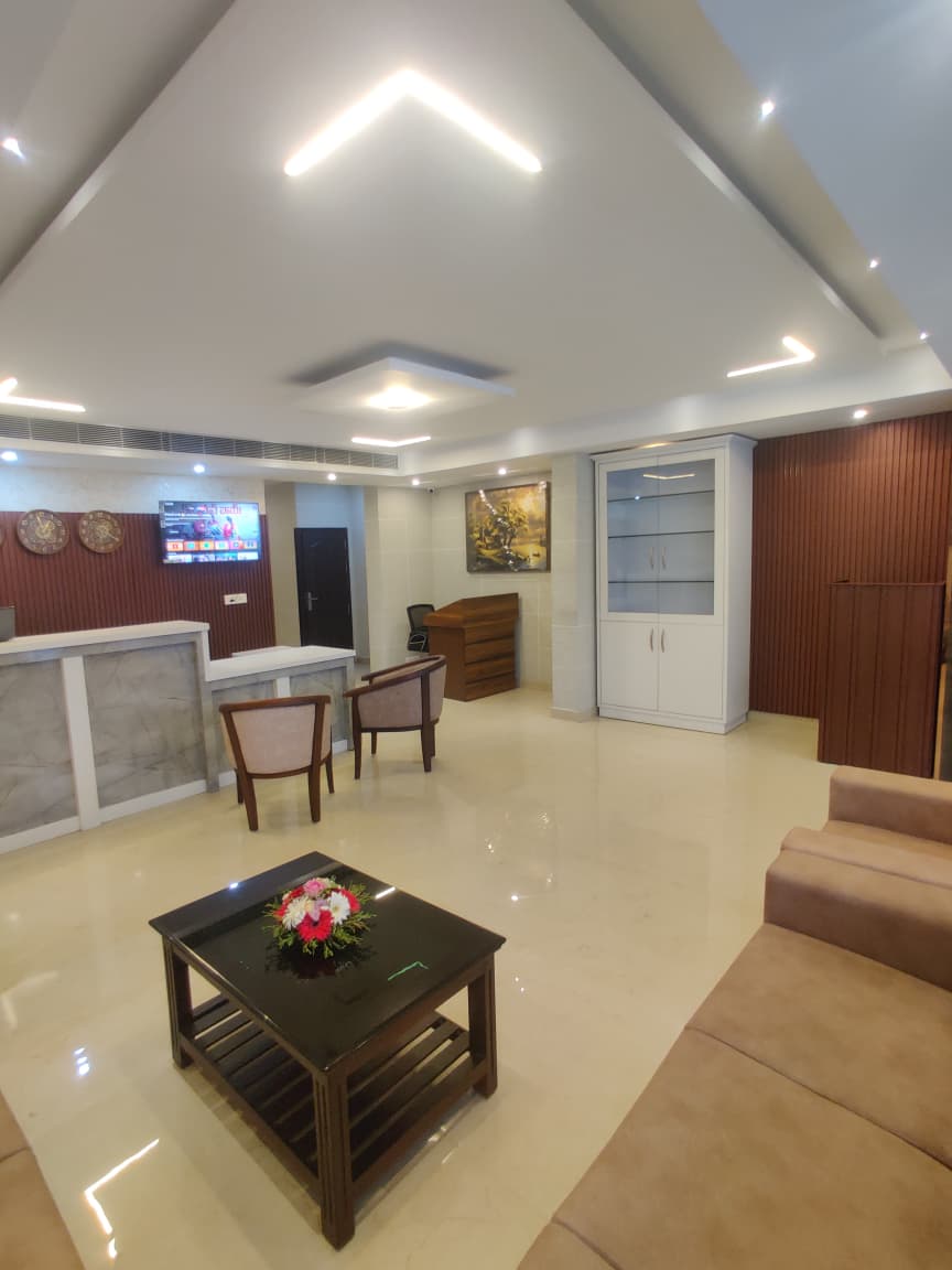Lobby seating area
